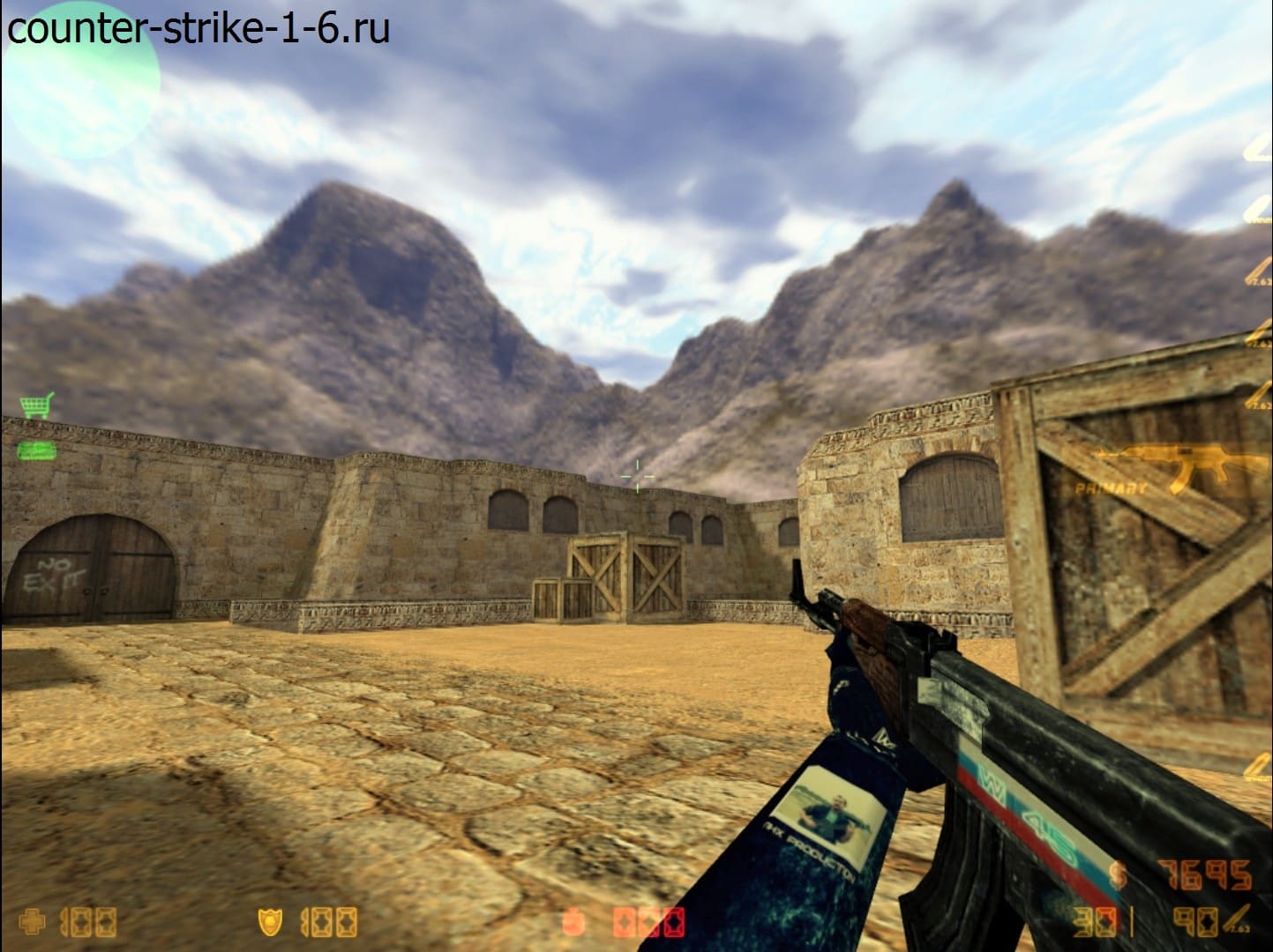 Ak-47 в сборке cs 1.6 KOT3
