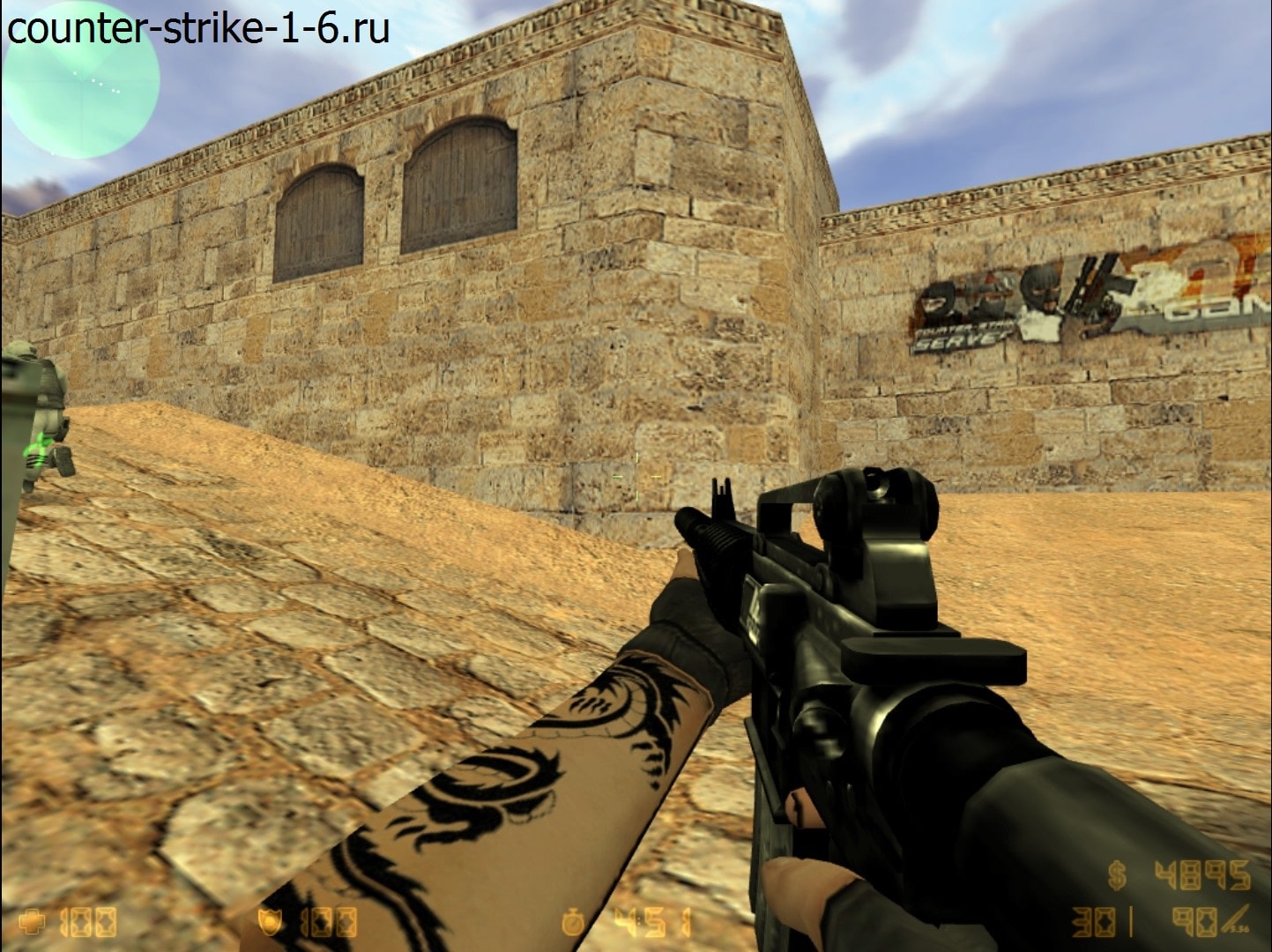 M4A1 в сборке кс 1.6 Adidas