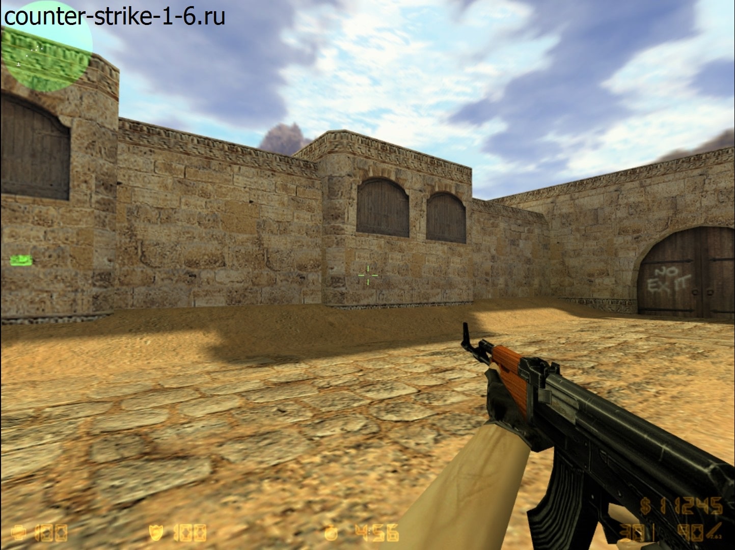 AK-47 в сборке cs 1.6 Black