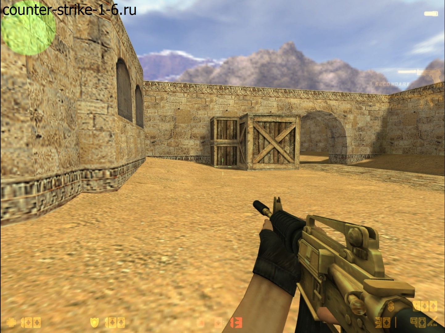 M4A1 в сборке кс 1.6 Gold