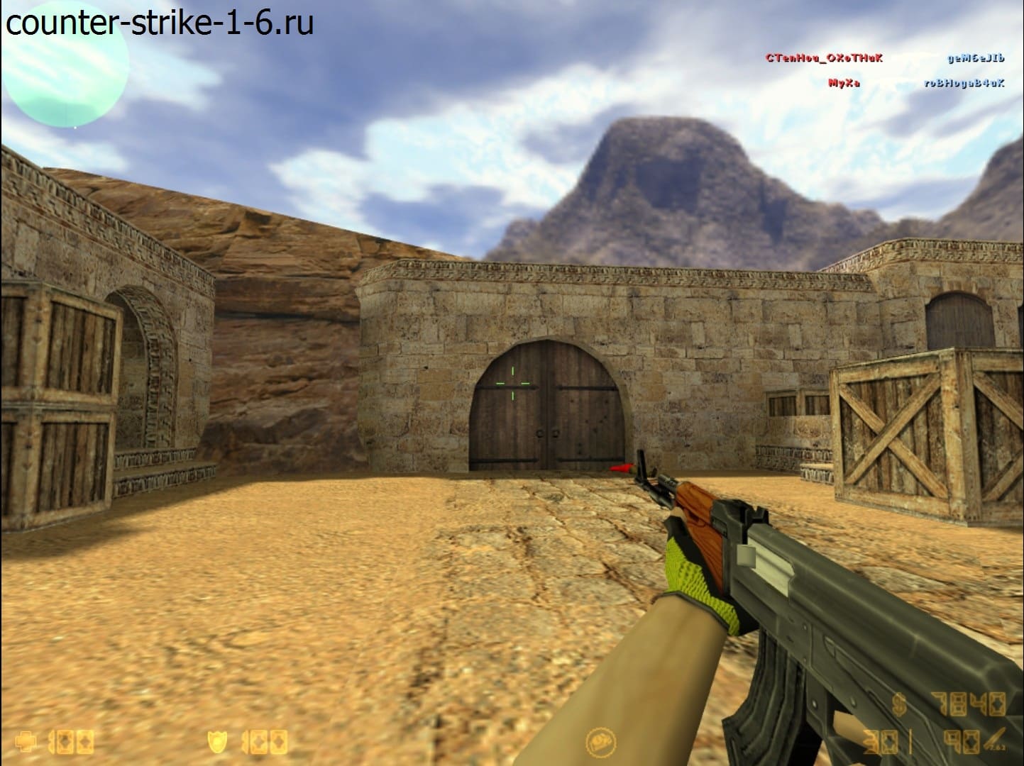 Ak-47 в сборке cs 1.6 от Navi