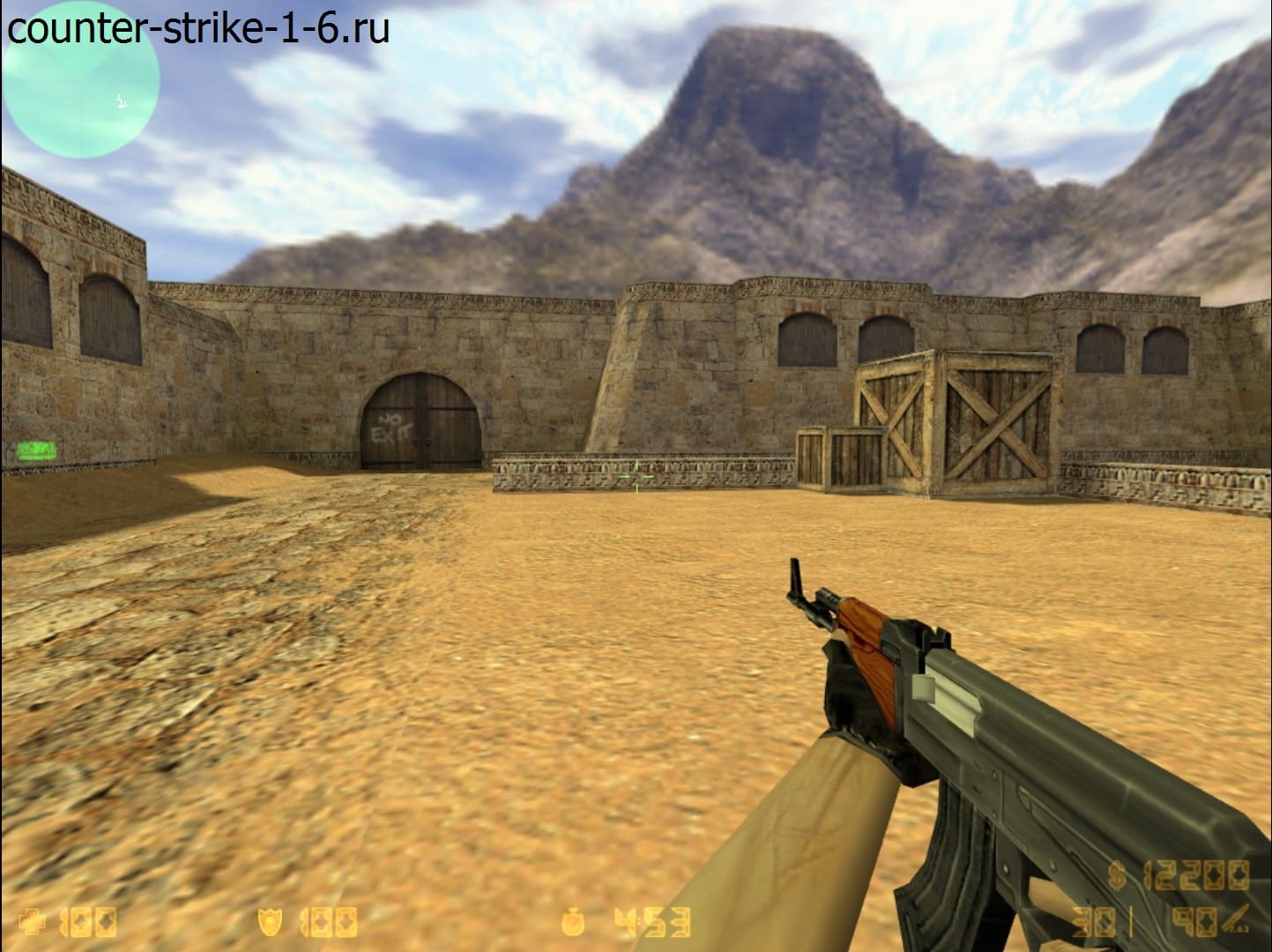 Ak-47 в сборке cs 1.6 Original