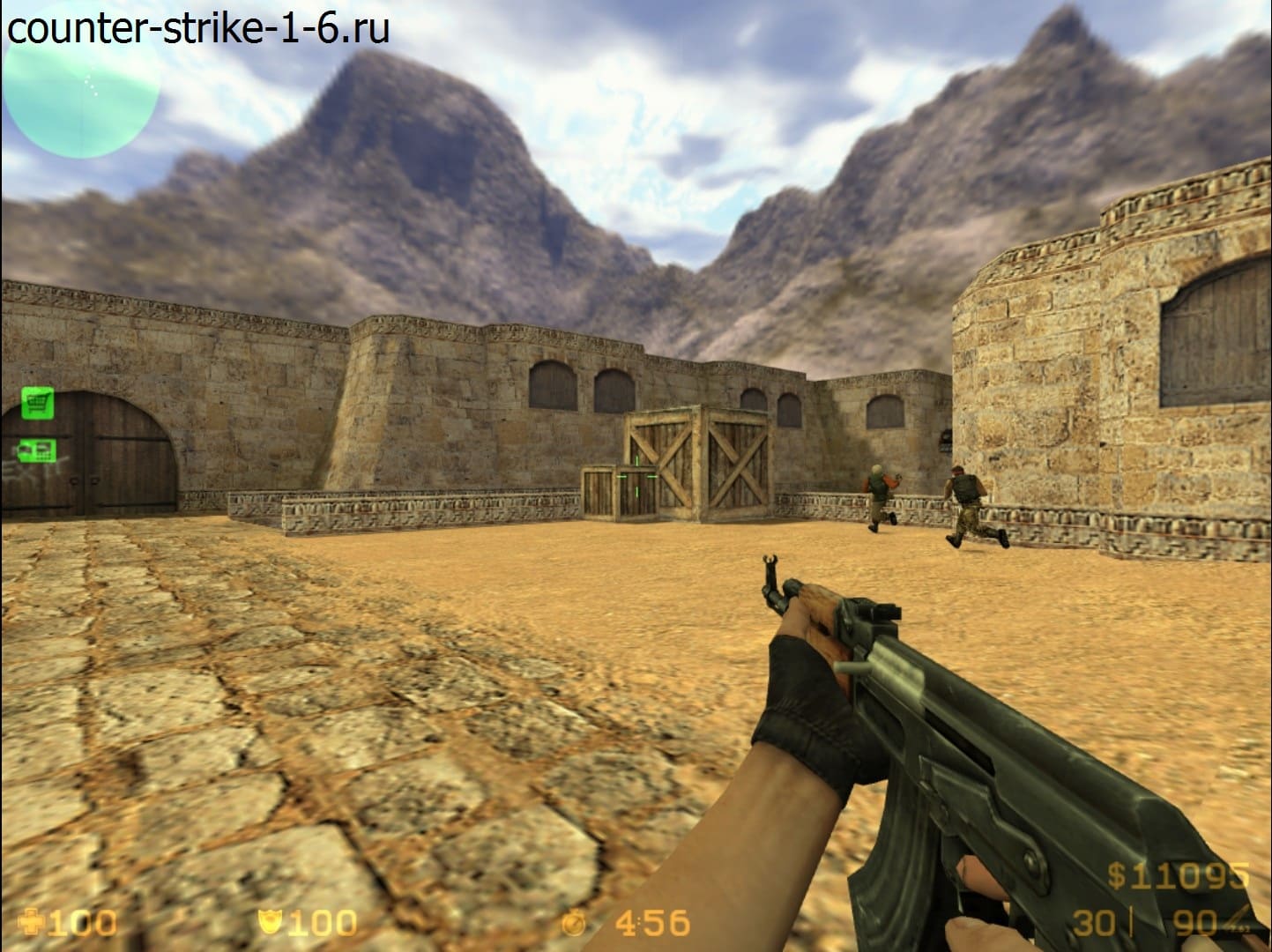 Ak-47 в сборке cs 1.6 PlayTex