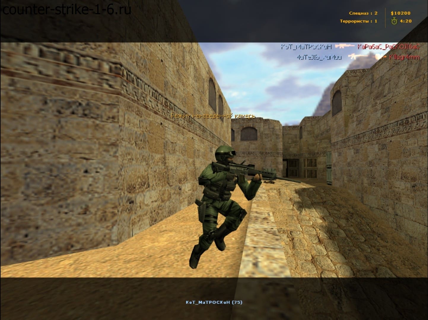 Контр-террорист в сборке кс 1.6 Pro Skill