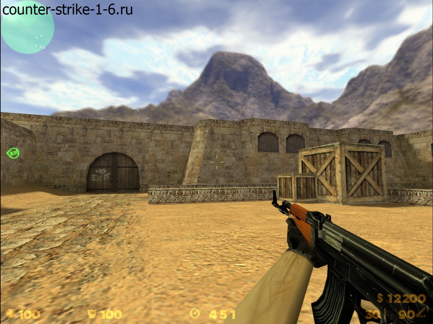 Ak-47 в сборке cs 1.6 SkyNet