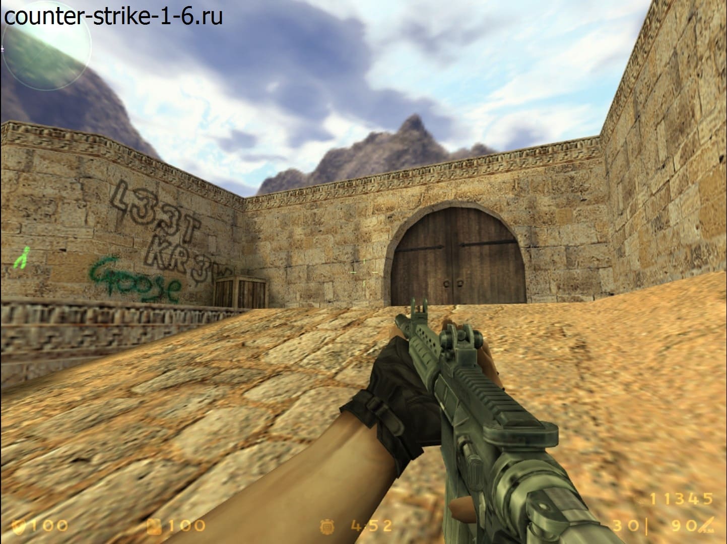 M4A1 в сборке кс 1.6 Сталкер