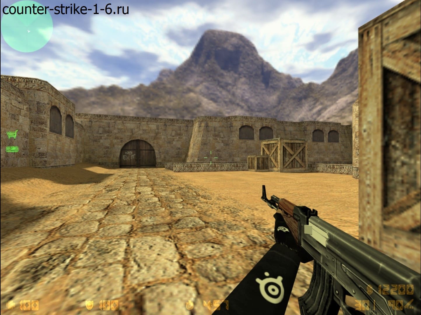 Ak-47 в сборке cs 1.6 SteelSeries