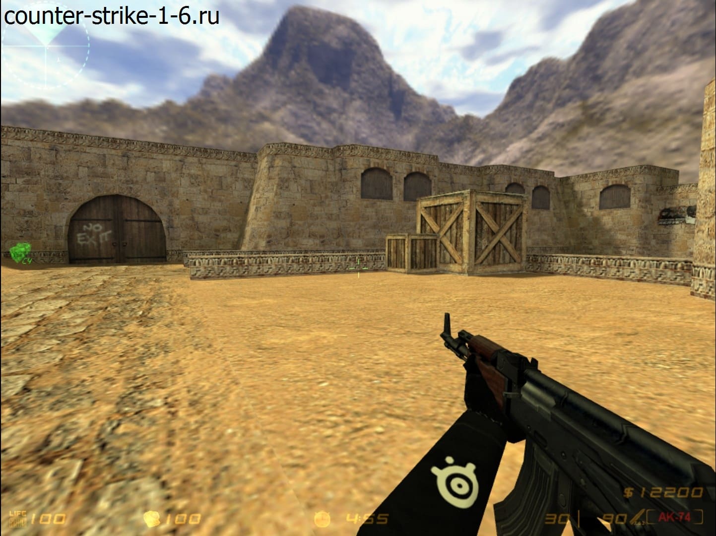 Ak-47 в сборке cs 1.6 SuperNova